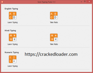 Soni Typing Tutor 4.1.92 Crack With Activation Key 2020