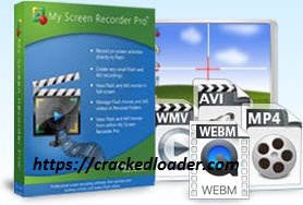 My Screen Recorder Pro 5 Crack With License key 2020